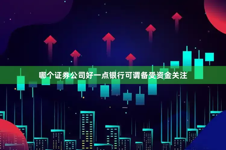 哪个证券公司好一点银行可谓备受资金关注
